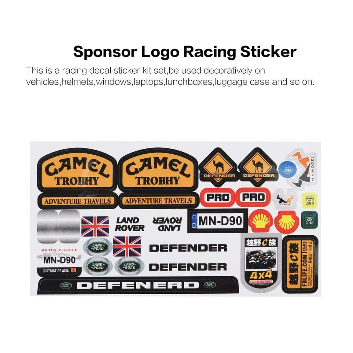 RC Sponsor Logo Sticker