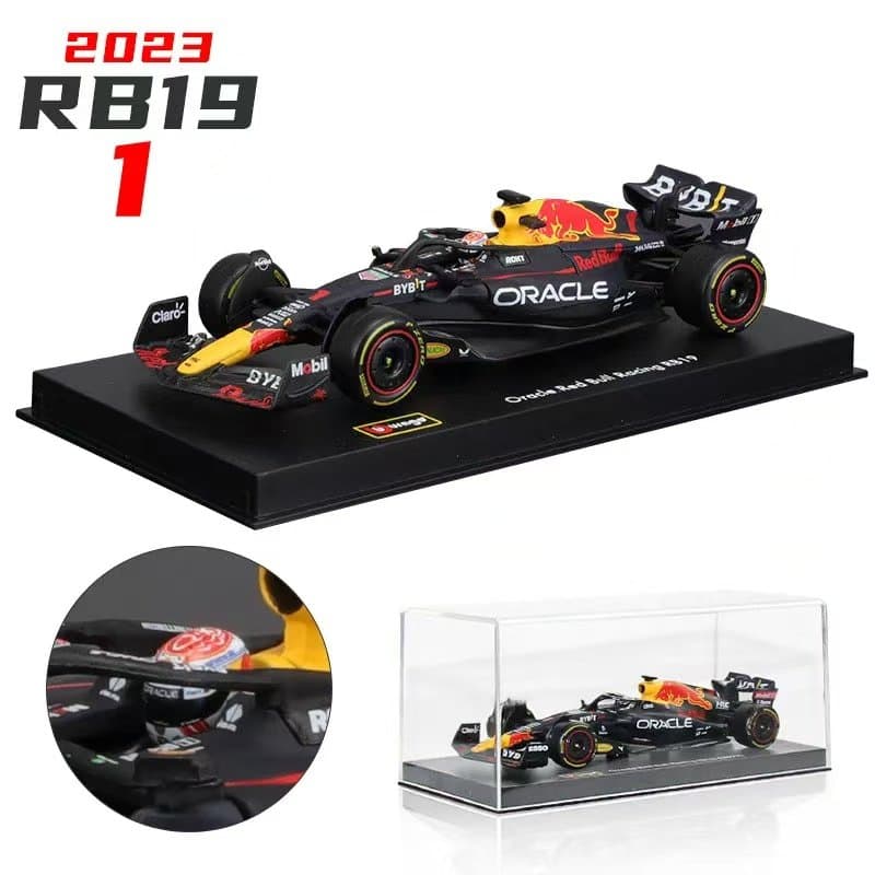 Bburago 1:43 Orcale Red Bull Racing RB19 Max Verstappen No1
