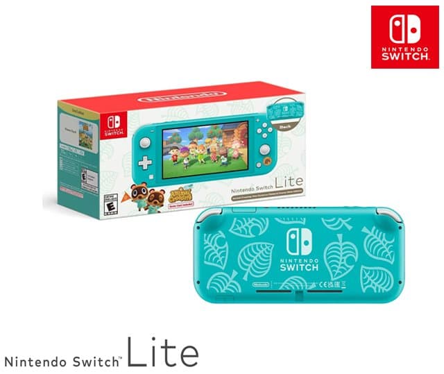 Nintendo Switch Lite Animal Crossing Timmy & Tommy Aloha Edition ( Without Game)