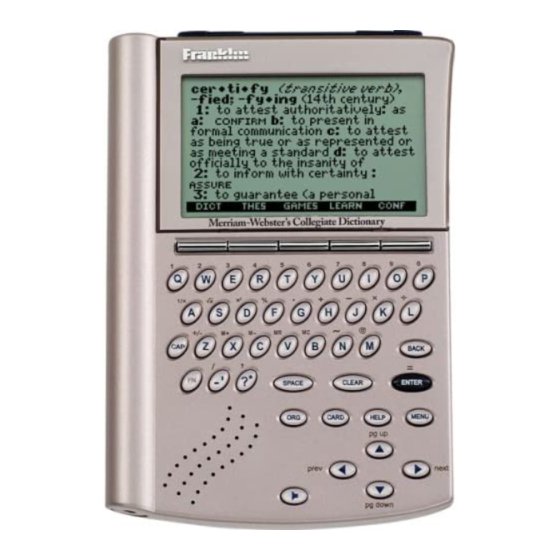 franklin-scd-1870-electronic-dictionary franklin-scd-1870-electronic-dictionary