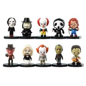 Horror Movie Mini Figures 10 In 1 Pack