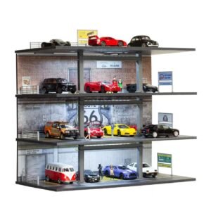 MoreArt Four Story American Steel Fram Garage With LED Diorama MO922002